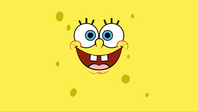 4K, SpongeBob SquarePants, 4K, Yellow