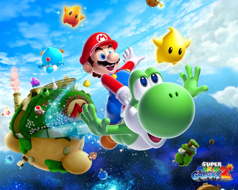 planet - Space, super mario galaxy 2, celebration, no people, smiling, representation, animal, creativity, characters, super, stars, art and craft