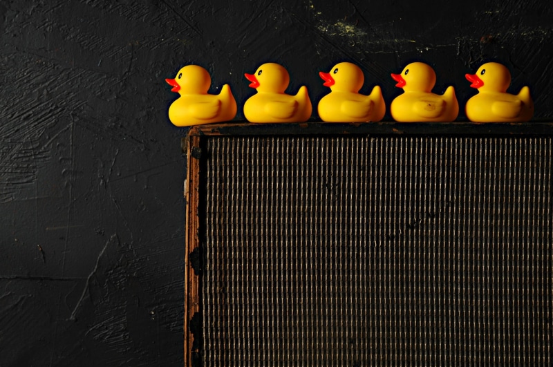 animal representation, 1080P, built structure, large group of objects, yellow, representation, bird, side by side, wall - building feature, poultry, duck