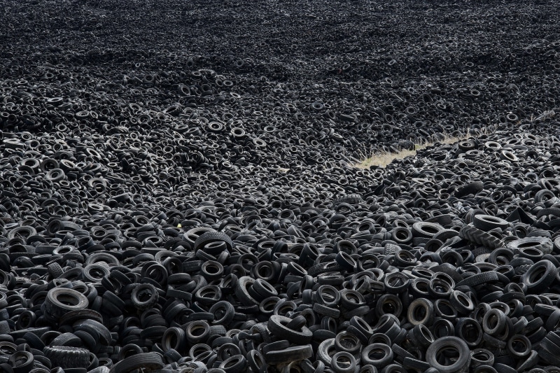 land, pollution, day, plant, no people, rubber, tires, water, pattern, beauty in nature, 1080P, wheel, sunlight, backgrounds, close-up, industry, full frame