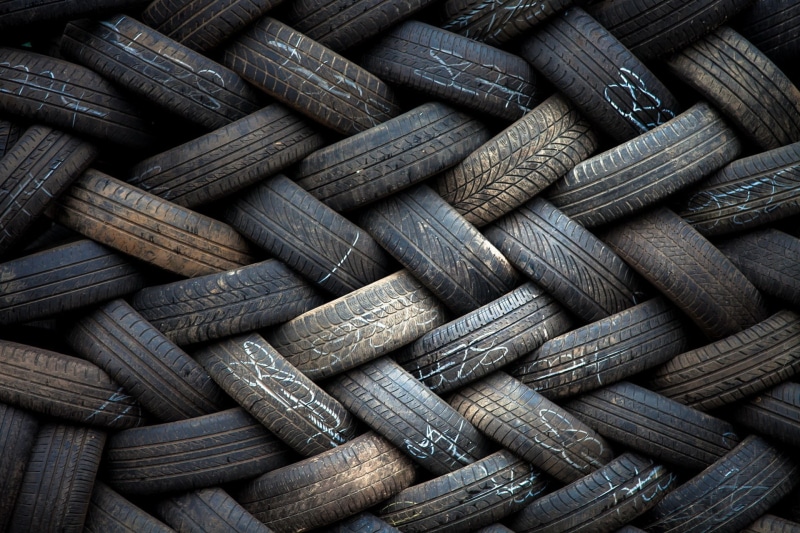 stack, repetition, tire, abundance, black color, 1080P, wheel, tires, texture, rubber, high angle view, dark, pattern, backgrounds, still life, full frame