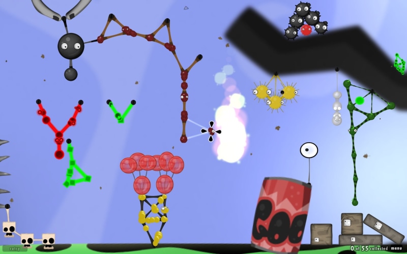 world, goo, puzzle, physics, world-of-goo, 1080P, construction, creation