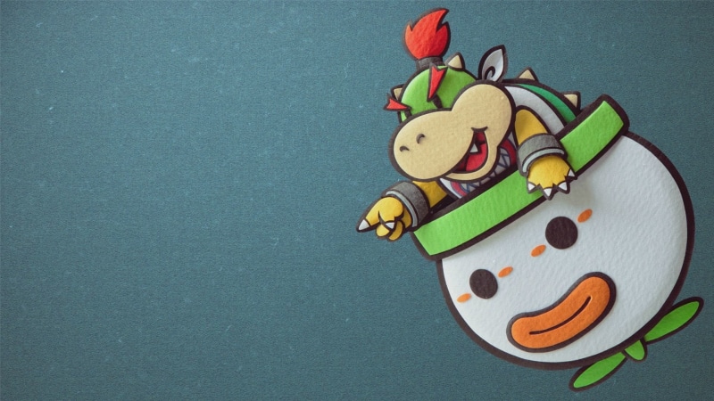 Mario, 1080P, Bowser Jr., Paper Mario: Sticker Star