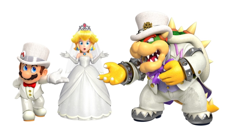 no people, representation, human representation, 1080P, front view, studio shot, still life, white background, indoors, art and craft, Super Mario Odyssey