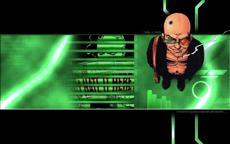 Comics, Transmetropolitan, Spider Jerusalem, 720P