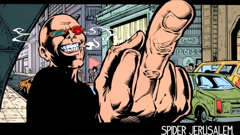 1080P, Transmetropolitan, Comics, Spider Jerusalem