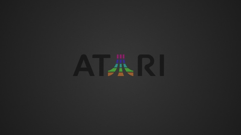 1080P, retro games, logo, Atari