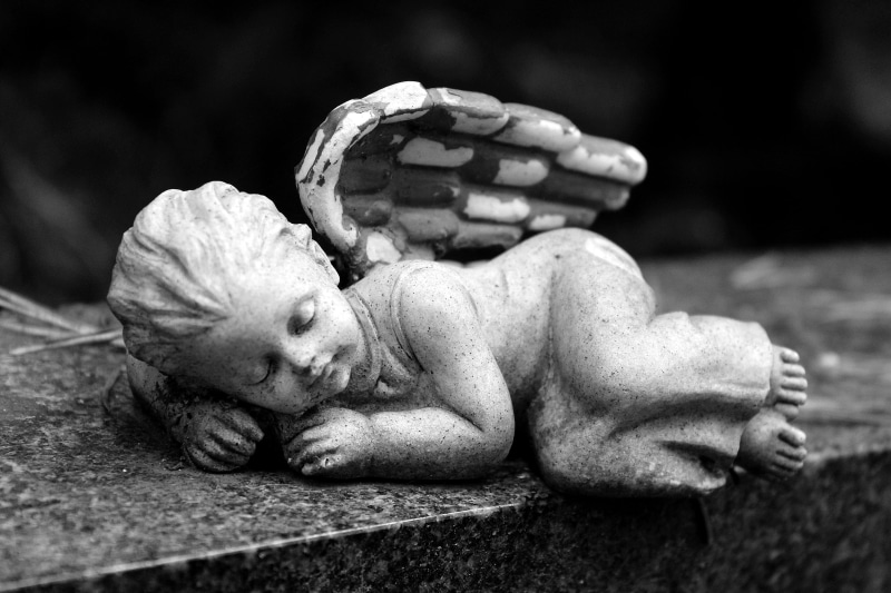 angel figure, art, tombstone, black white, decorative, meat, decoration, stone, last calm, rest, weathered, tomb figure, food and drink, selective focus