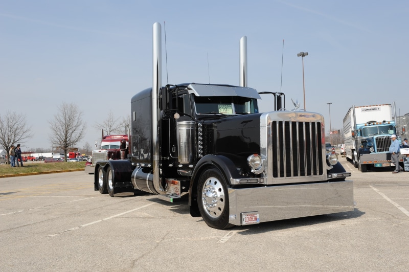 semi, peterbilt, tractor, rigs, trucks, 1080P