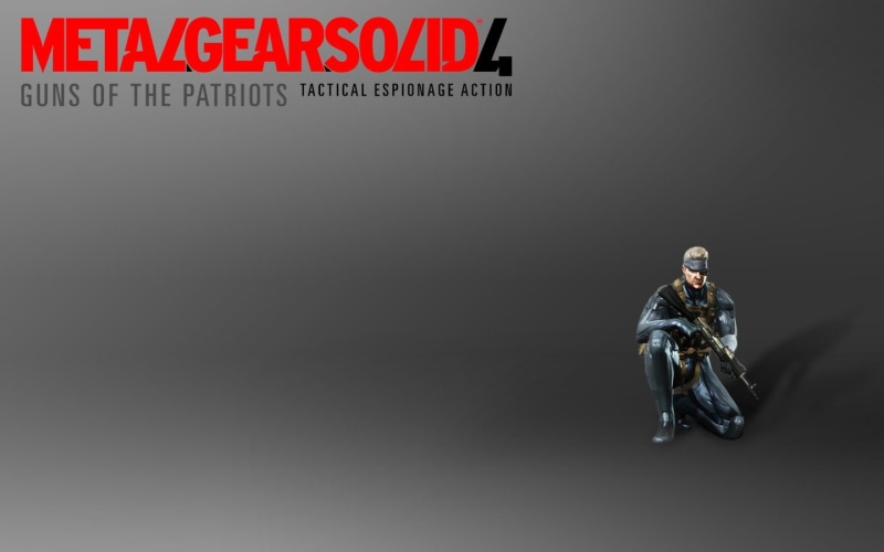 solid, patriots, gear, 720P, games, hd, Guns Of The Patriots, Metal Gear Solid 4, metal, art, guns, video