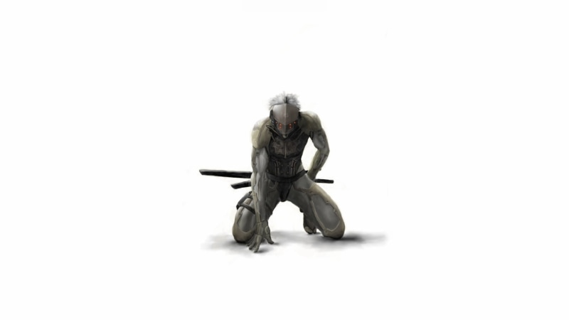 art, 1080P, hd, fighter, x, abstract, gear, metal, raiden, white, artwork, fantasy art, fantasy, solid, background