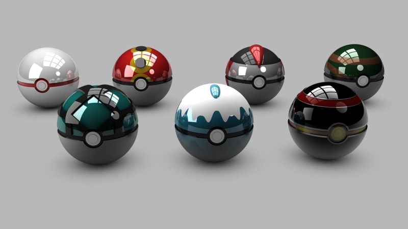 Pokémon, 1080P, video games, Poké Balls