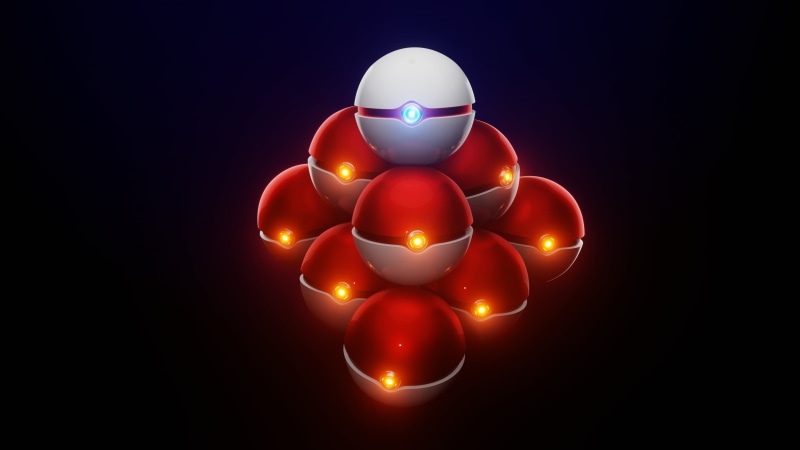 4K, Nintendo, digital art, Pokéballs, digital, video game art, CG, Poké Balls, Pokémon