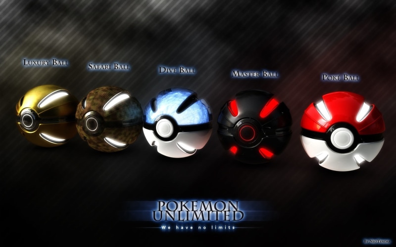 720P, Poké Balls