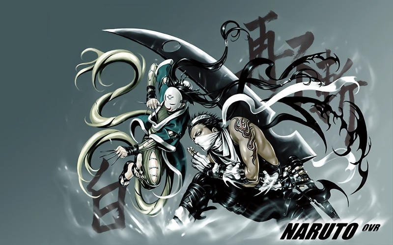 Naruto: Shippuden, momochi, x, shippuden, haku, anime, hd, naruto, zabuza, 2K, art