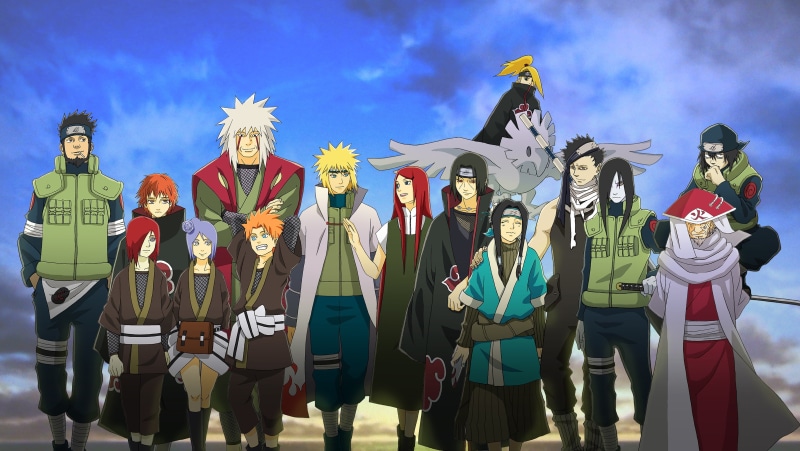 girls, 2K, sarutobi, orochimaru, deidara, shippuden, yahiko, konan, nagato, uzumaki, namikaze, jiraiya, kushina, haku, anime, sasori, naruto, itachi, boys