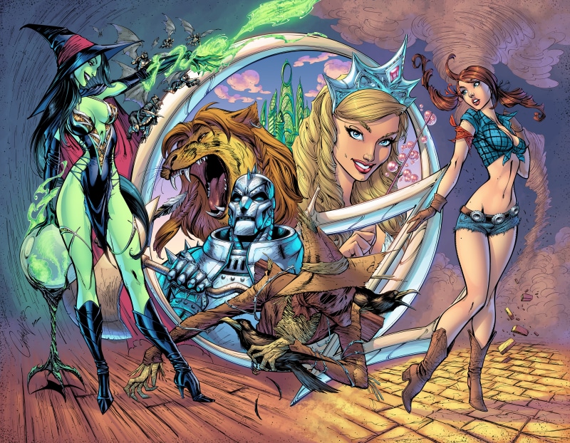 The Wizard of Oz, 5K, Dorothy Louise Gage, witch, sorceress, girl, Cowardly Lion, Scarecrow, Dorothy, Tin Woodman, tale