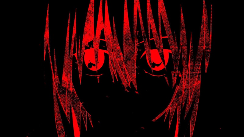 anime, red, Nyu, anime girls, Elfen Lied, 1080P