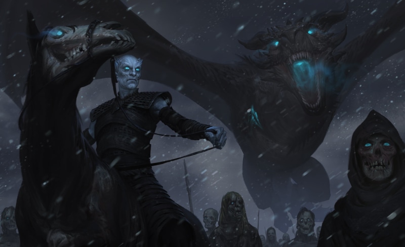 Dragon, Night King (Game of Thrones), TV Show, 1080P, Game Of Thrones