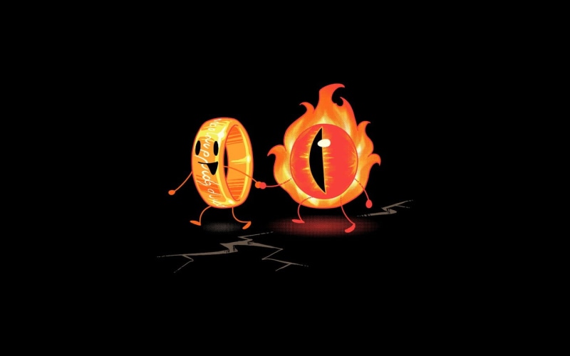 movies, copy space, The Lord of the Rings, jack o lantern, pumpkin, glowing, celebration, lighting equipment, creativity, simple background, art and craft