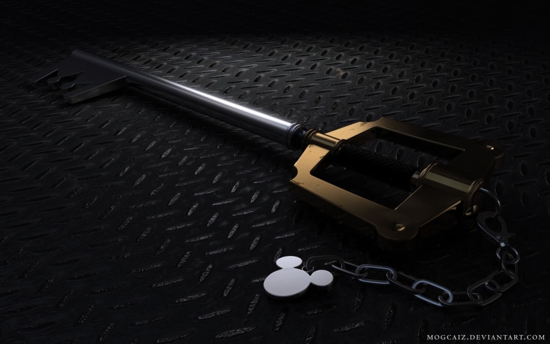 indoors, skeleton, pattern, close-up, no people, silver colored, connection, still life, single object, textured, retro styled, Kingdom Hearts, metal, 1080P