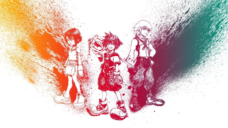 drop, studio shot, Riku, video games, white background, Kingdom Hearts, transparent, 1080P, digital, wet, indoors, splashing, glass - material