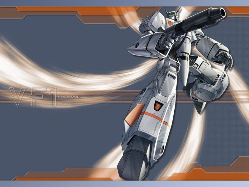anime, Macross, Robotech, robot, 480P
