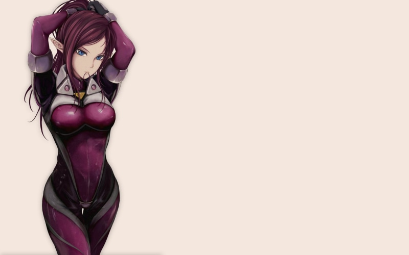 fashion, Macross Delta, 1080P, studio shot, human body part, human representation, Mirage Farina Jenius, anime, people, body part, purple, indoors, creativity