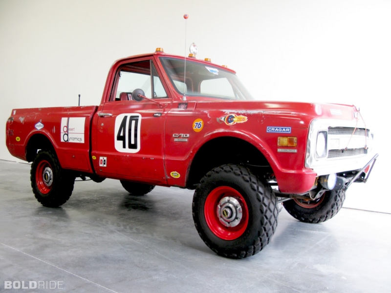 race, mcqueen, chevrolet, classic, offroad, racing, steve, 1969, truck, 4x4, baja, 1080P