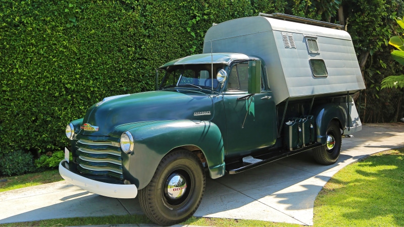 chevrolet, original, steve, usa, 4K, 3100, pickup, retro, 1952, custom, vintage, mcqueen, camper, classic, old