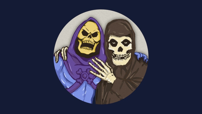 human face, studio shot, costume, human bone, Misfits, spooky, black background, he, The Misfits, close-up, human skeleton, fear, copy space, Motu, human representation