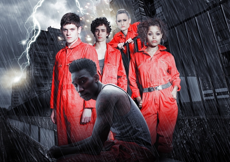 jumpsuits, night, adolescence, lightning, nathan young, Nathan Stewart-Jarrett, Robert Sheehan, simon bellamy, teenager, strength, men, sport, the series