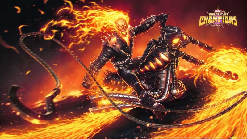 Johnny Blaze, 1080P, Ghost Rider, MARVEL Contest of Champions, Video Game