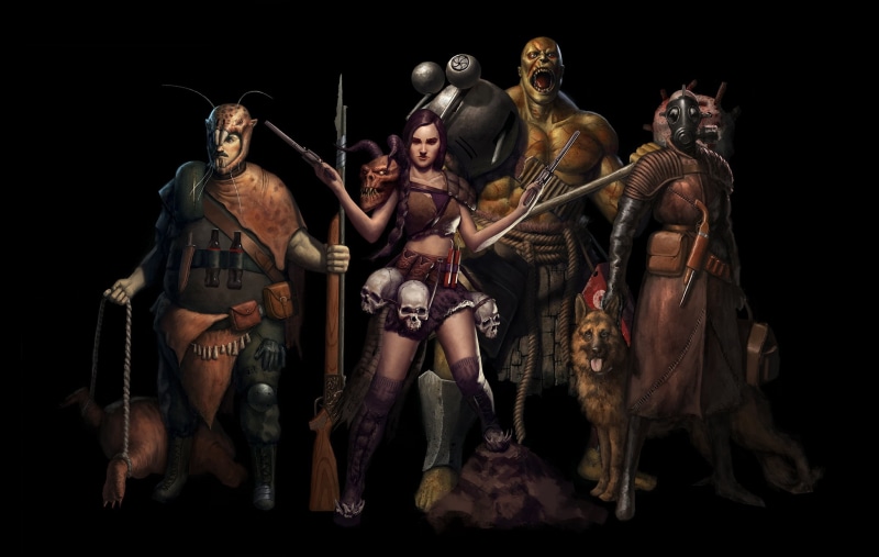 1080P, dog, digital, Super mutant, night, representation, robot, girl, the super mutant, fan art, mammal, creativity, sculpture, male likeness