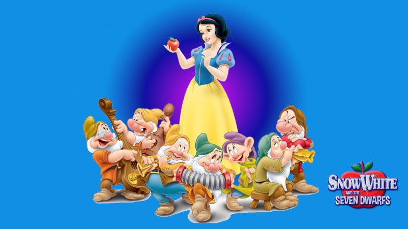 1080P, happy, seven, doc, dopey, bashful, sleeping, grumpy, red, hd, now, sneezy, white, apple, dwarfs,