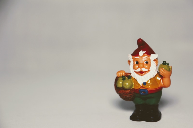 no people, representation, toy, copy space, flowers dwarf, christmas ornament, still life, studio shot, male likeness, christmas decoration, garden gnomes