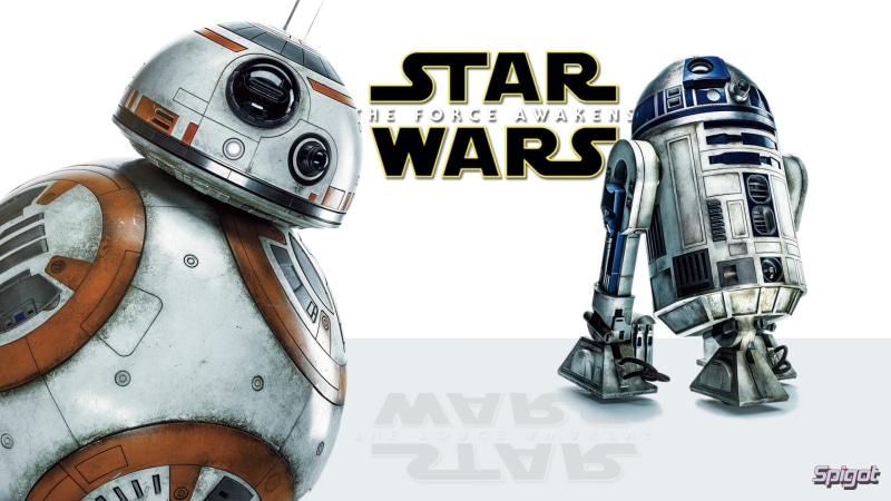 Star Wars Episode VII: The Force Awakens, Sci Fi, Movie, R2-D2, BB-8, 1080P, Droid, Star Wars