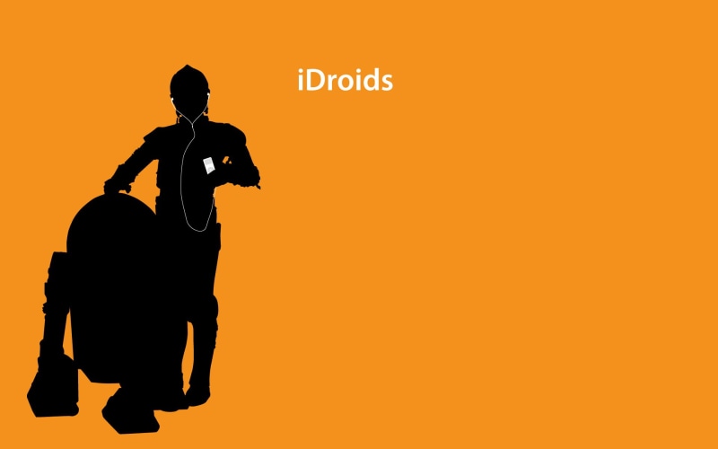 droids, 1080P, ipod, headphones, star wars
