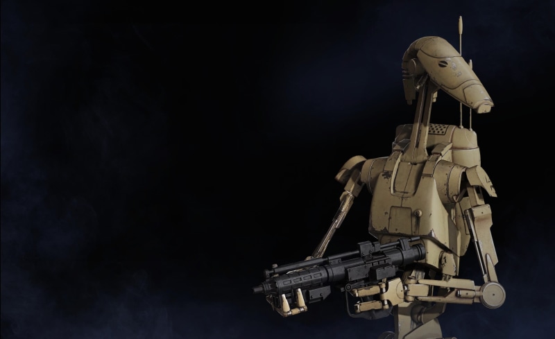 Battle Droid B1, game, mecha, weapon, technology, Star Wars Battlefront II, Star Wars Battlefront, B1, 1080P, Star Wars, gun