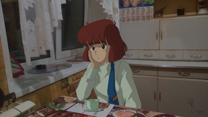 Bubblegum crisis, USSR, 4K, Irene Chang, kitchen