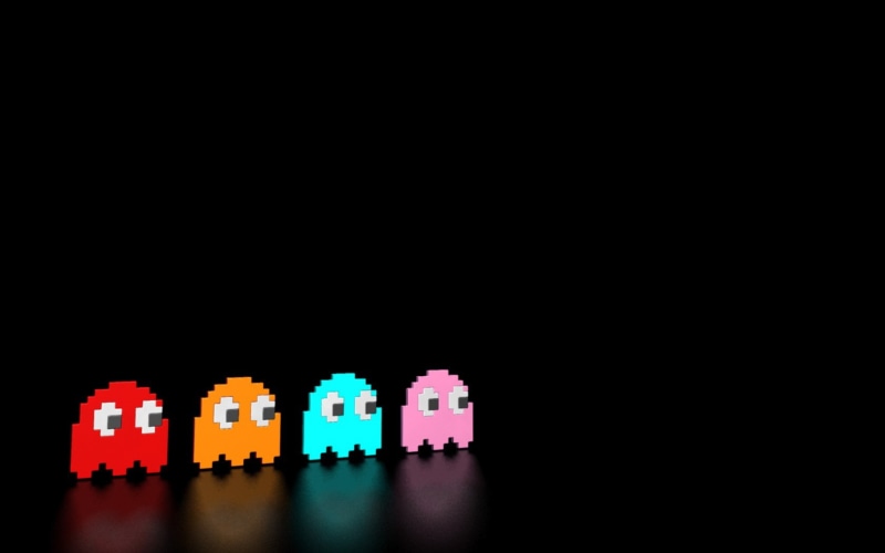 dark, variation, no people, video games, choice, indoors, multi colored, copy space, large group of objects, pattern, Blinky, illuminated, in a row, arts culture and entertainment