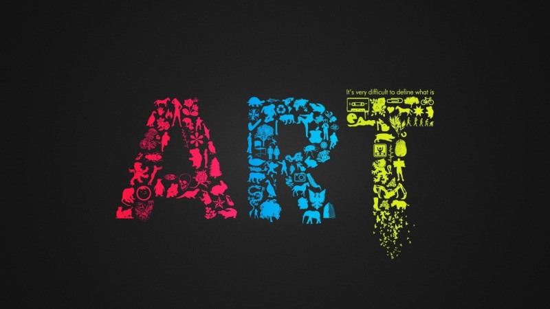 illustrations, kung fu, western script, creativity, multi colored, close-up, illuminated, studio shot, Pacman, black, monkey, Pac-Man , minimalism, 1080P