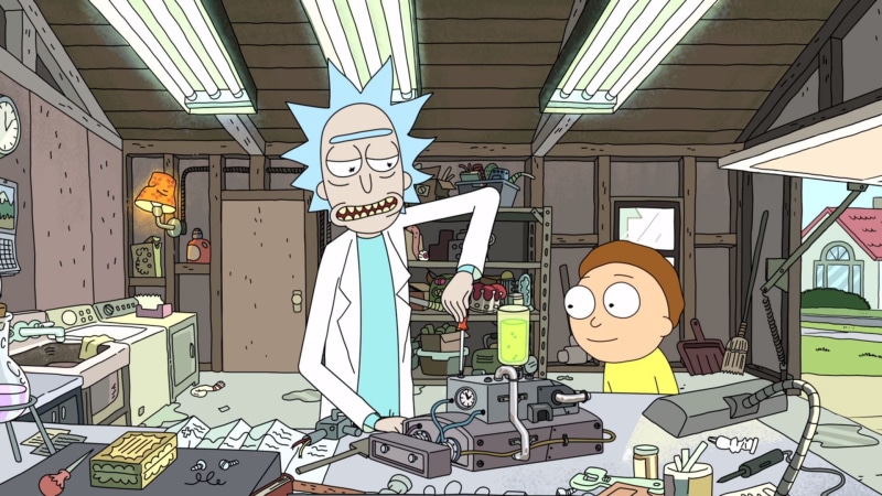 Morty Smith, mural, no people, representation, architecture, built structure, creativity, sign, building, art and craft, communication, day, Rick and Morty