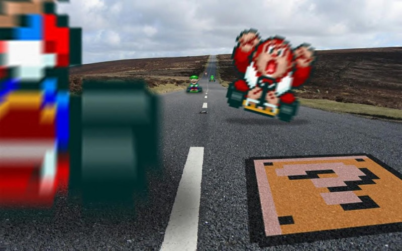 hd, mario, game, video games, kart, super, bit, 16, 720P