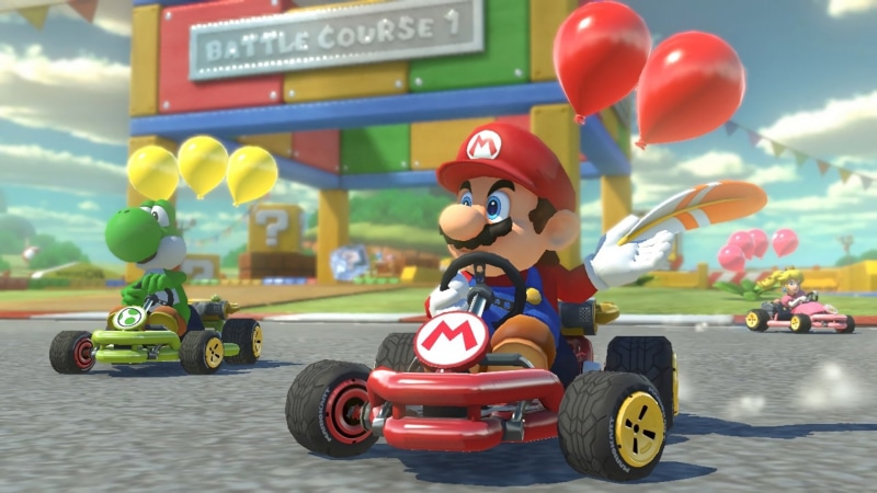 Princess Peach, Mario Kart 8 Deluxe, Yoshi, Mario, 1080P