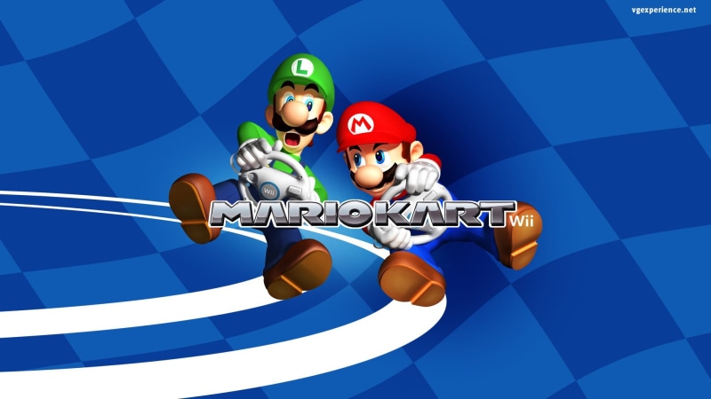 1080P, Mario Kart Wii, Mario