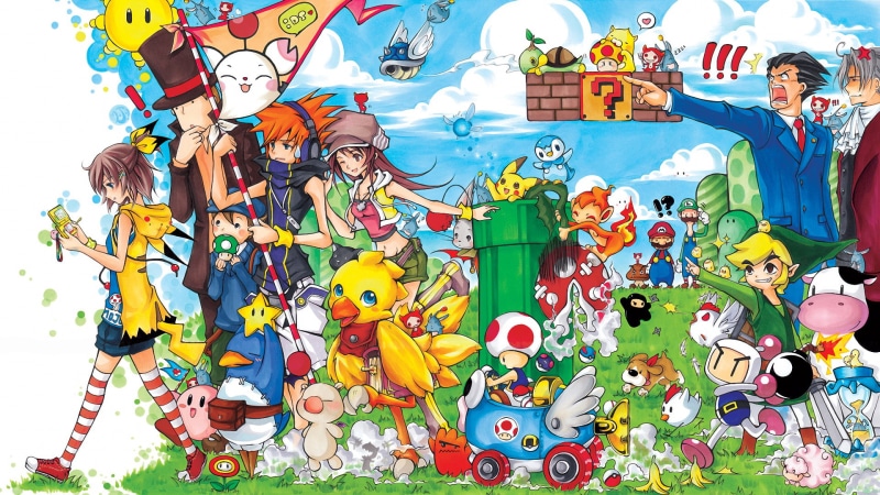 Mario Kart, The Legend of Zelda, The World Ends With You, video games, Nintendo DS, Mario Bros., ace attorney, Pokémon, Final Fantasy, Disgaea, Harvest Moon