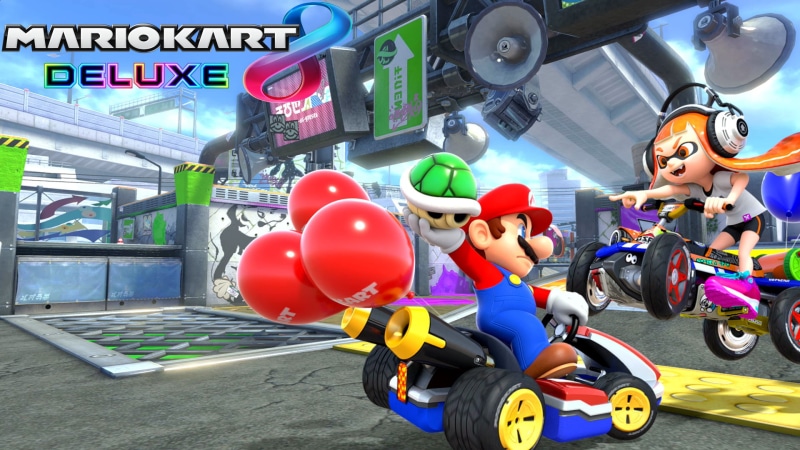 1080P, Mario, Splatoon, Mario Kart 8 Deluxe, Inkling (Splatoon)