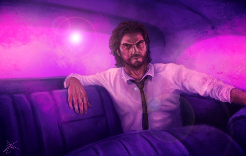 beard, young Adult, brown, wearing, people, real people, necktie, nightlife, art, fear, painting, looking At Camera, humor, screaming, facial Expression