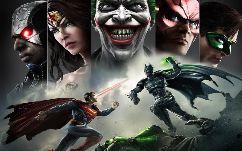 indoors, adult, fear, art and craft, female likeness, superhero, halloween, fantasy, Wonder Woman, cyborg, Injustice: Gods Among Us, digital composite